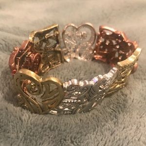 Dream & Love Metal Stretch Bracelet